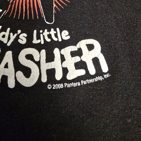 Pantera 2008 Daddys Little Thrasher Graphic Onseie Bodysuit Size 18-24 Months - Picture 3 of 7